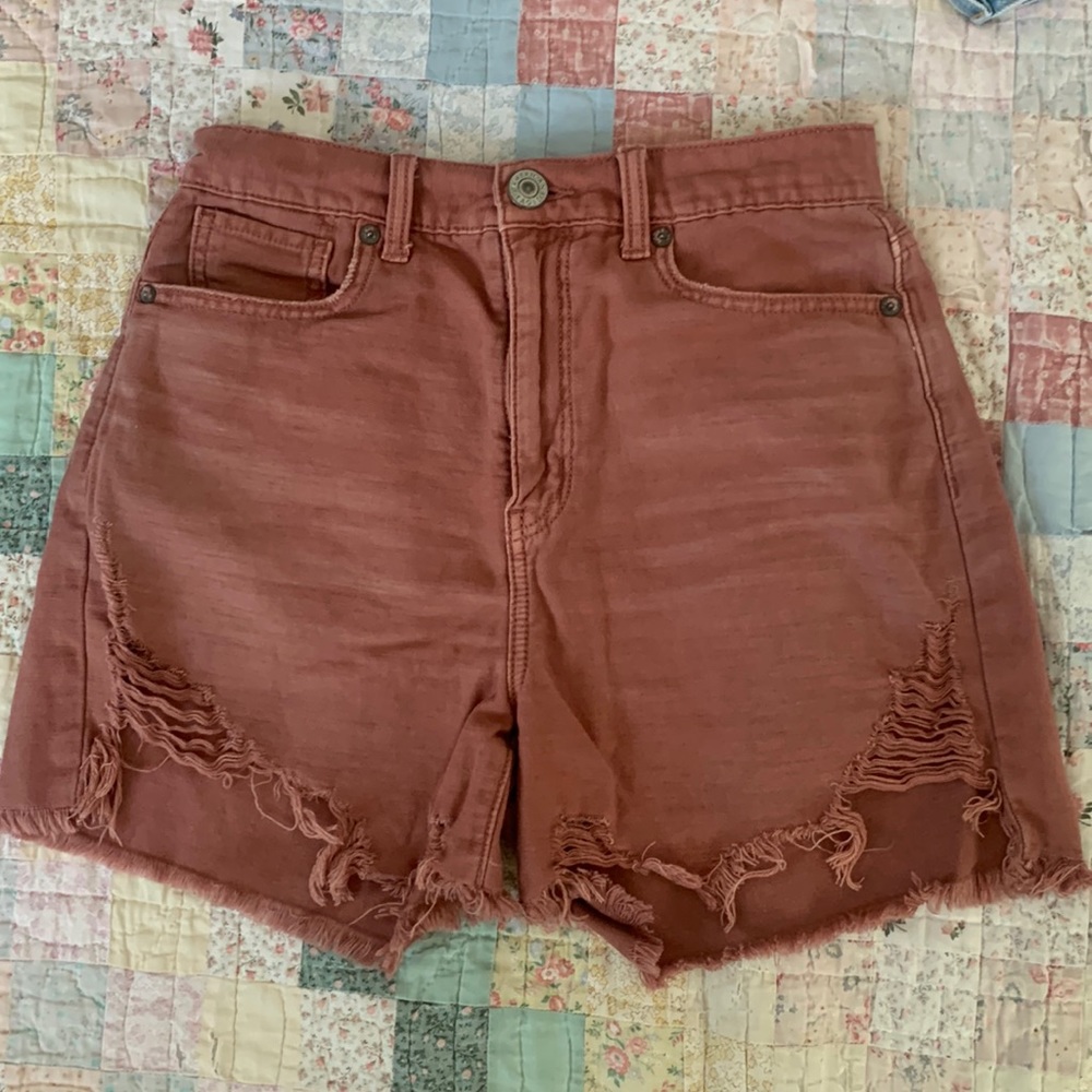 High Rise Mom Short